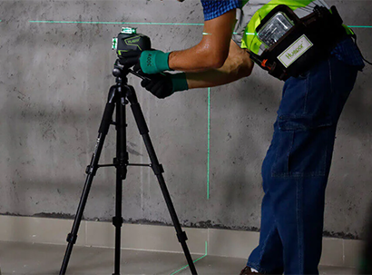 Penerapan level laser dalam arsitektur