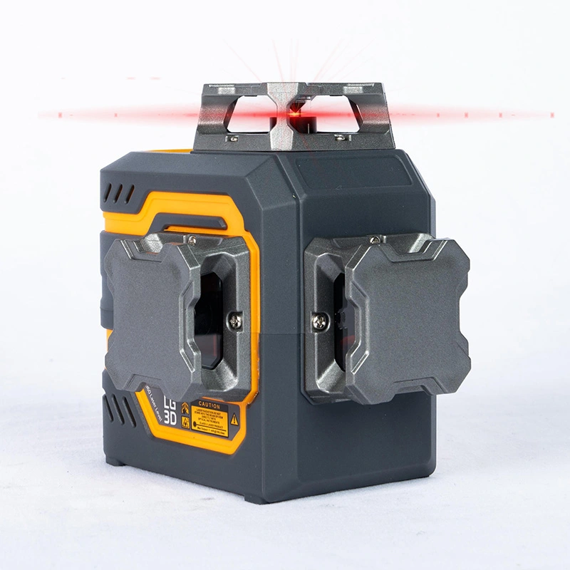 3x360 ° level laser baterai lithium bawaan
