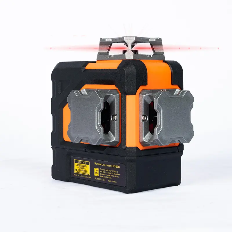 Level laser merah 3x360 °